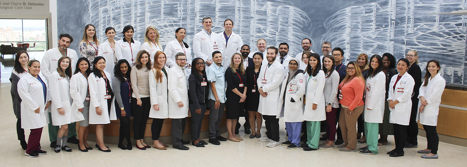 Group photo of the Liver Transplantation, Hepatobiliary & Pancreatic Surgery team