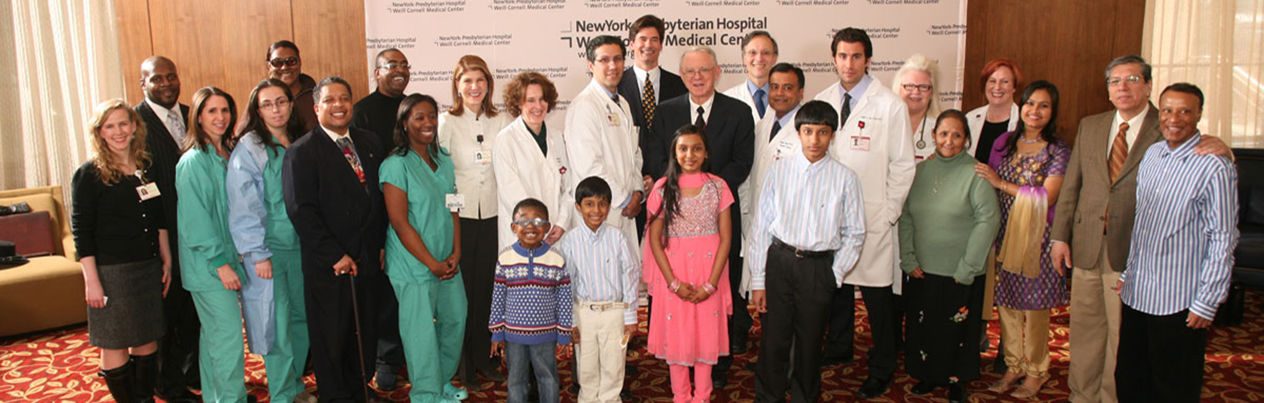 Group photo of the patients involved in an early donor exchange
