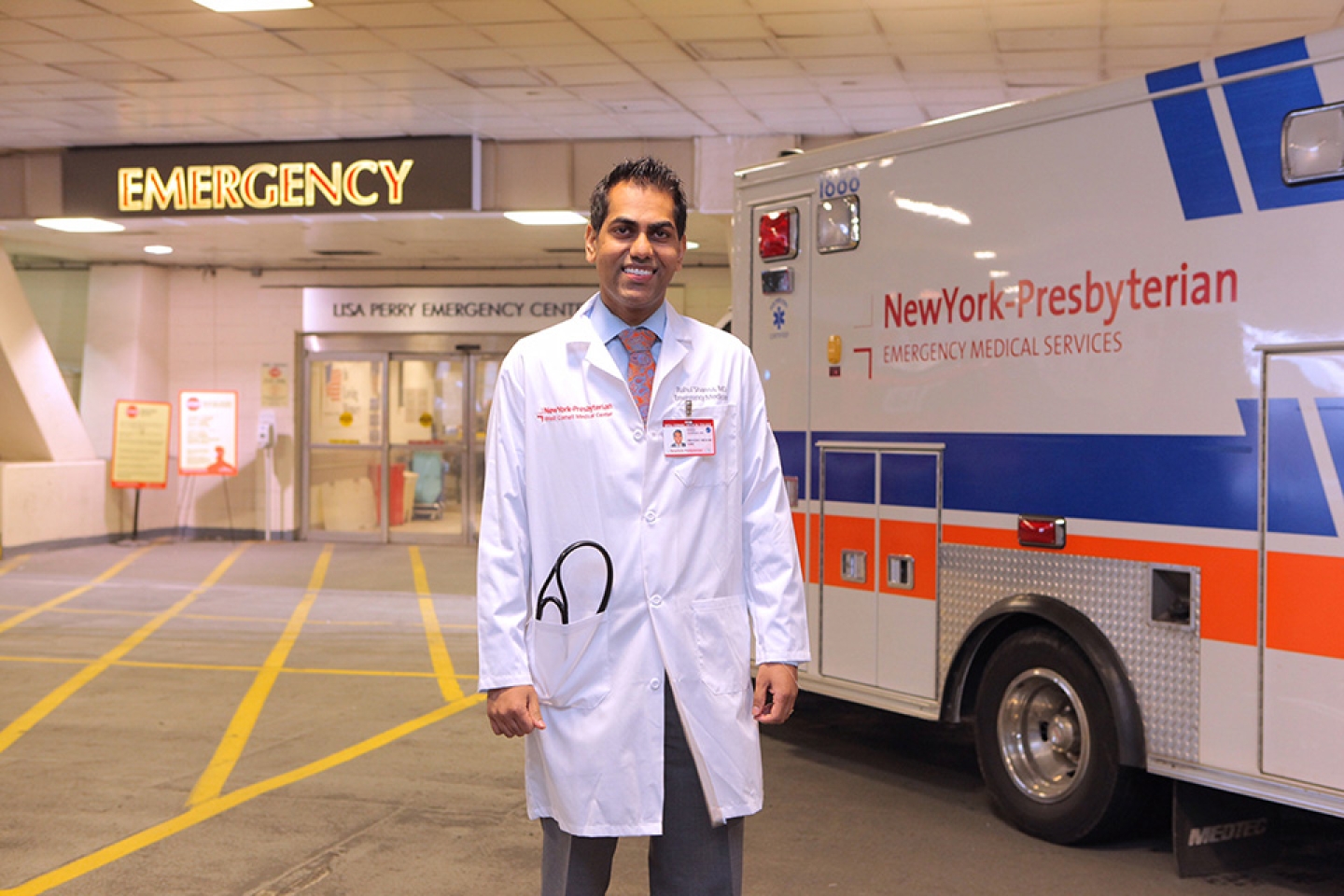 Dr. Rahul Sharma from the Department of Emergency Medicine at Weill Cornell Medicine.