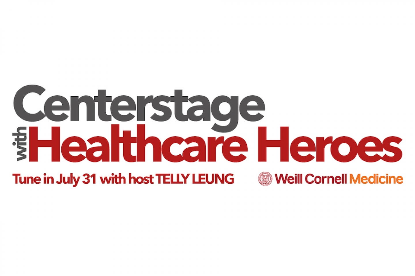 centerstage with healthcare heroes logo