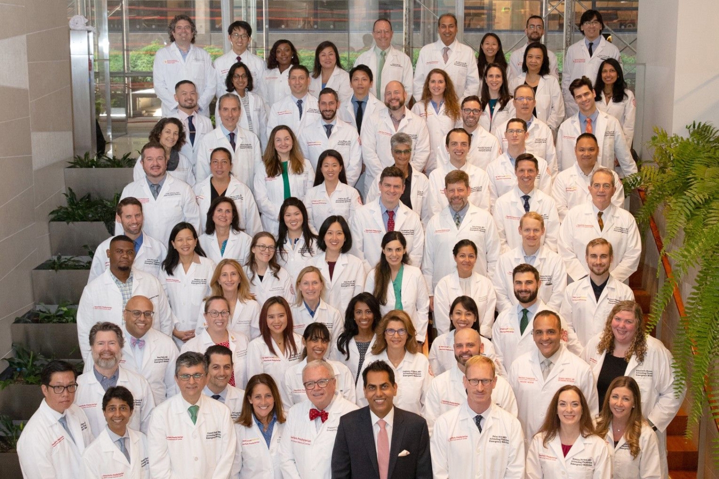 Group photo of the providers in the Department of Emergency Medicine