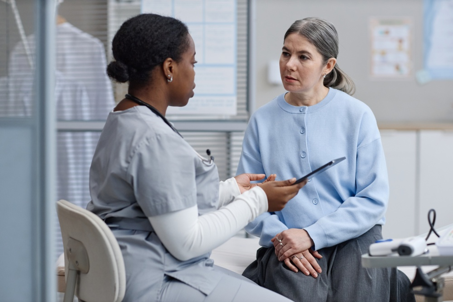 Doctor and patient