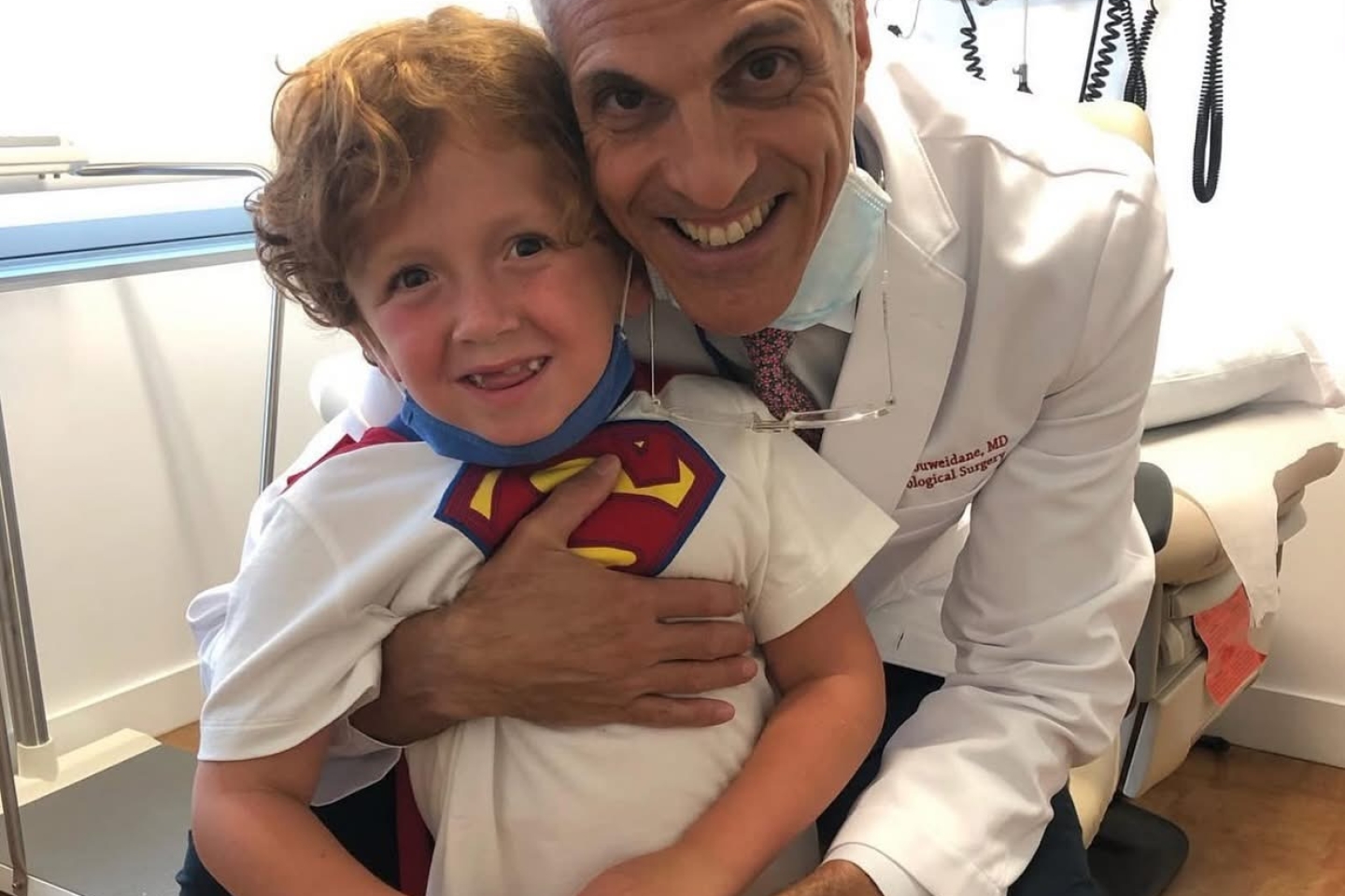 Dr. Mark Souweidane and Brayden Knapp