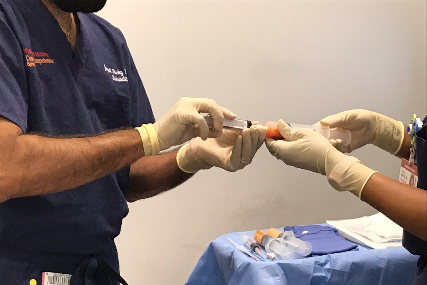 Dr. Jaspal Ricky SIngh performing first lipaspiration regenerative procedure at Weill Cornell Medicine