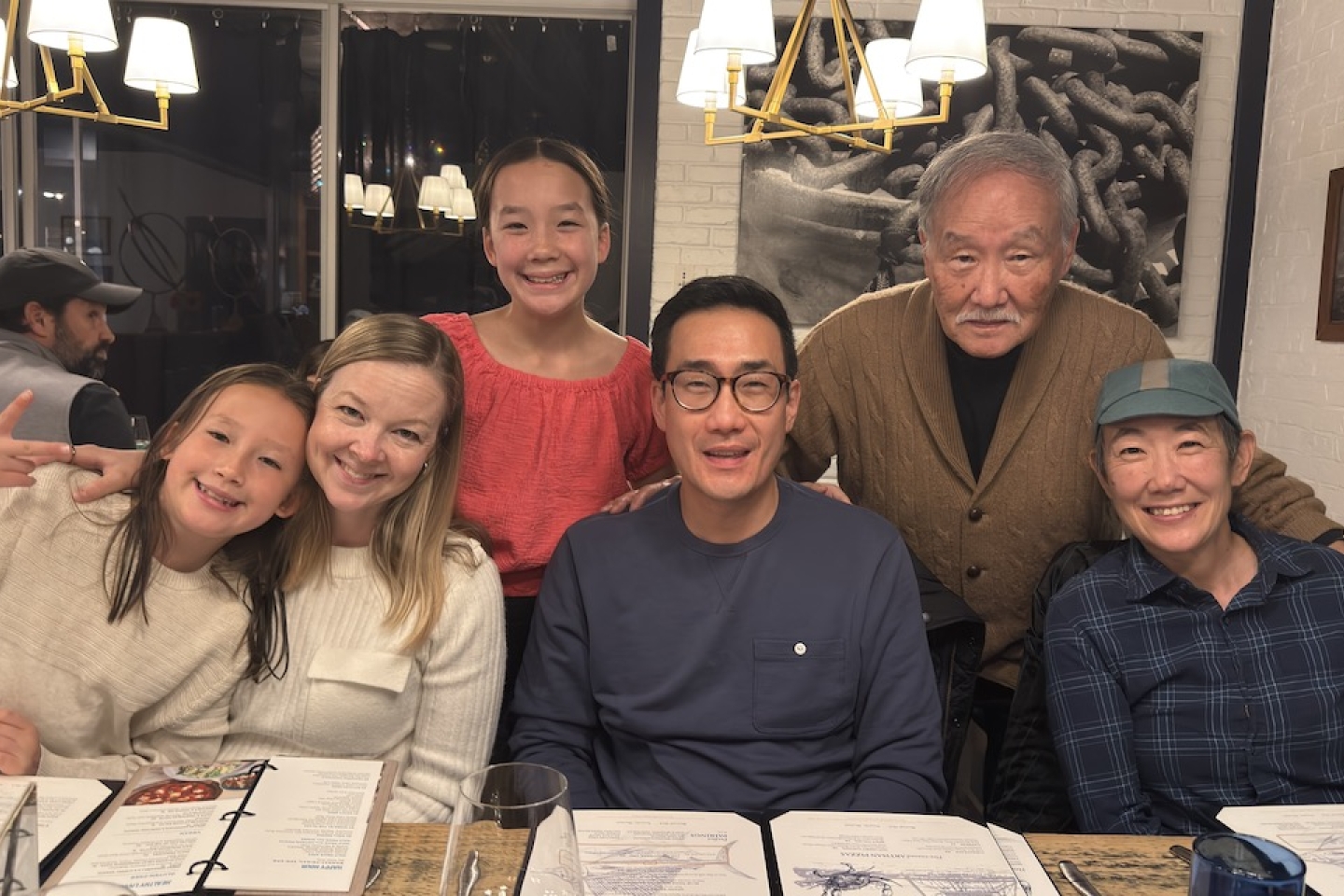 Jennifer with her family