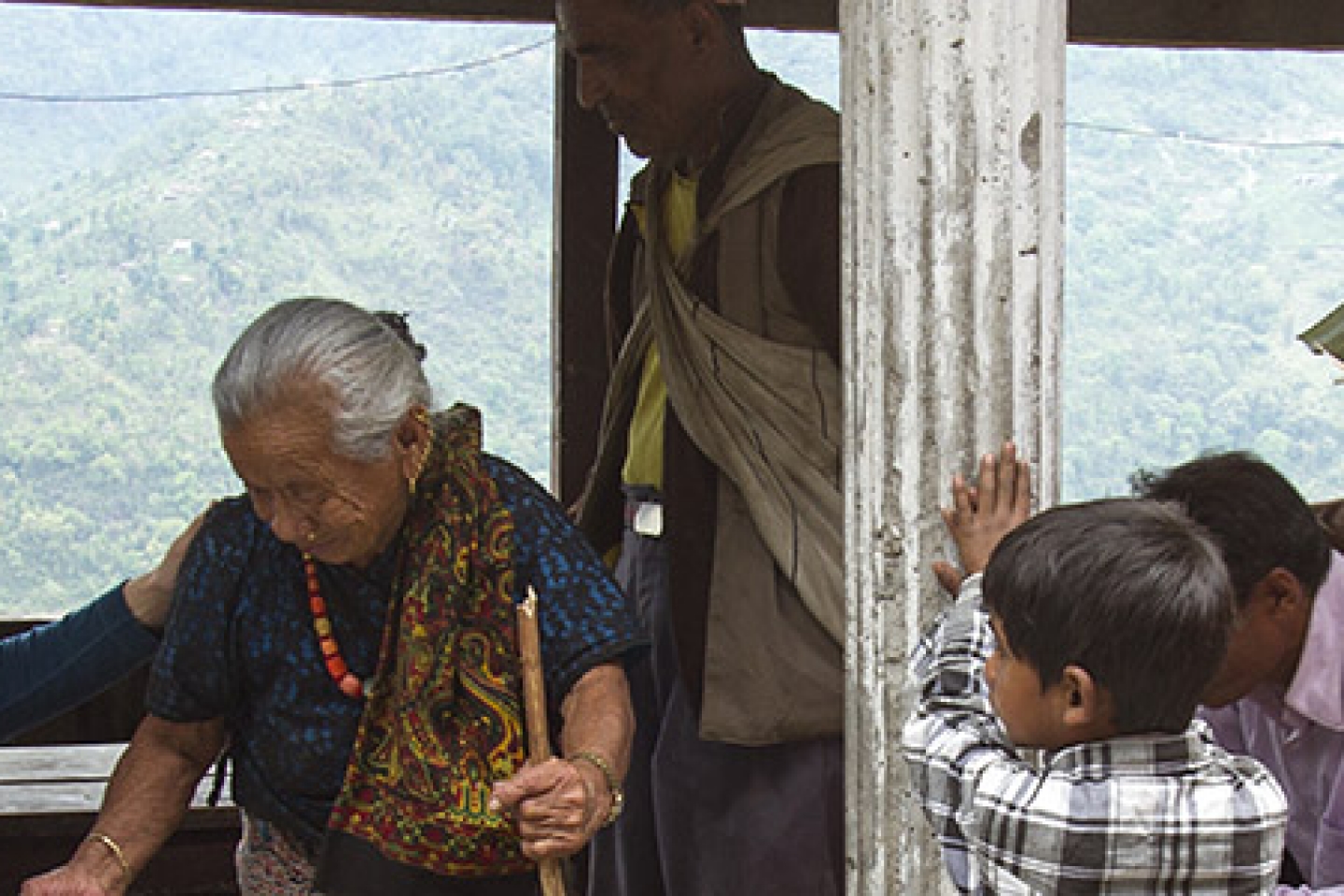 University of Utah PA students examine patients in a remote Nepalese village, Ghandruk, Nepal, 2015