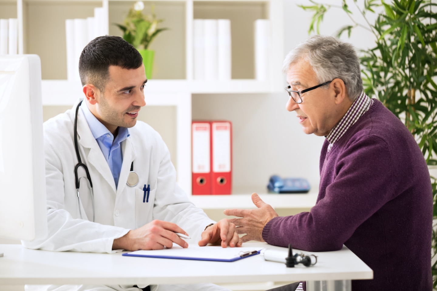 doctor and patient meeting