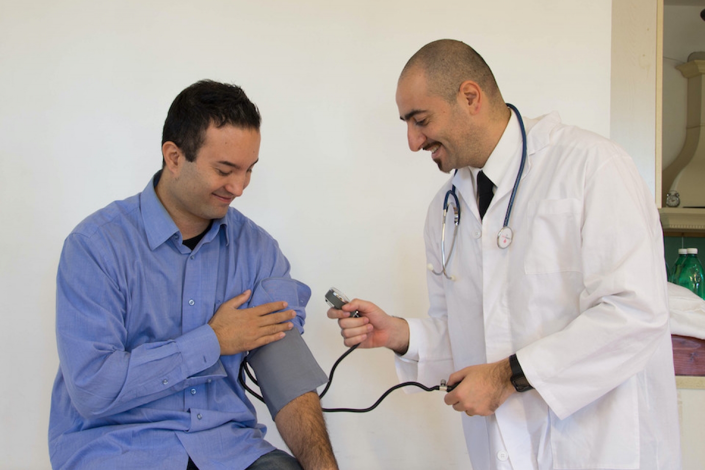 patient meets with doctor