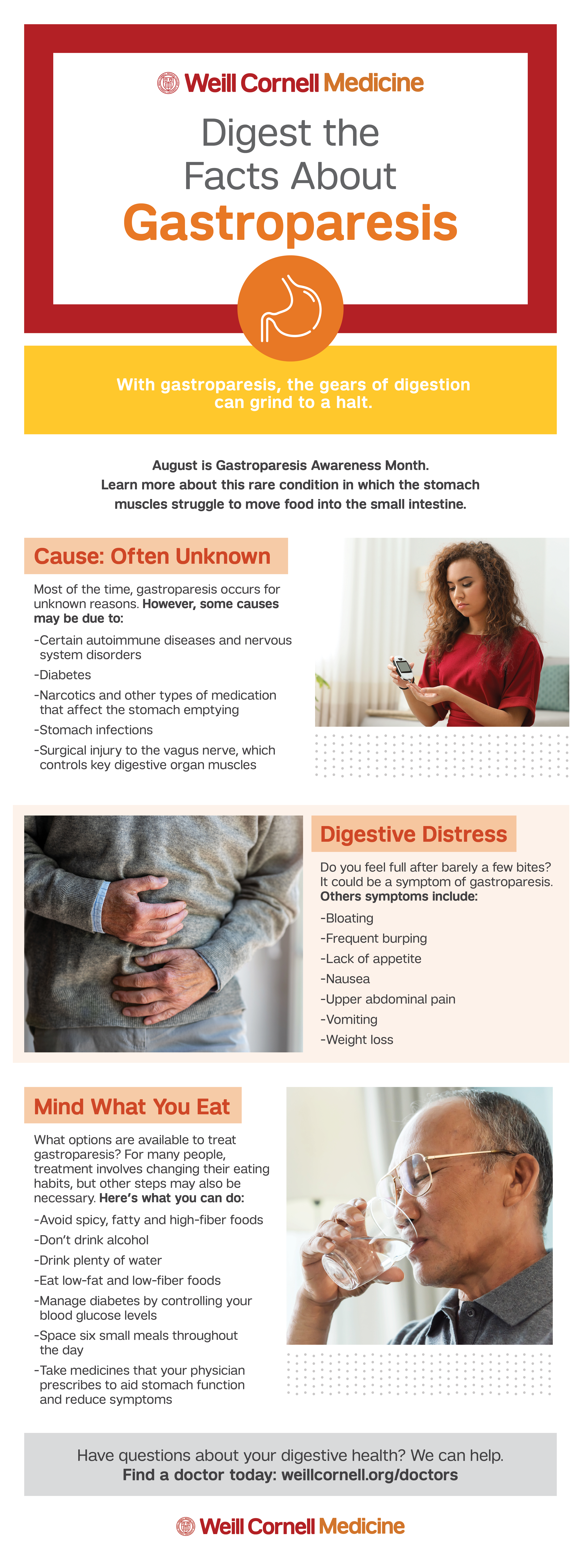 Gastroparesis infographic