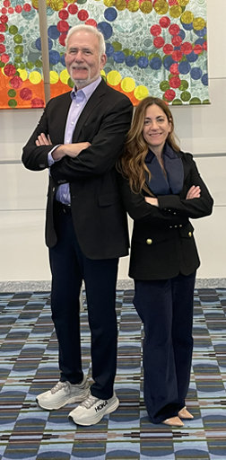 Dr. Philip Katz and Dr. Schnoll-Sussman Pose for a Picture