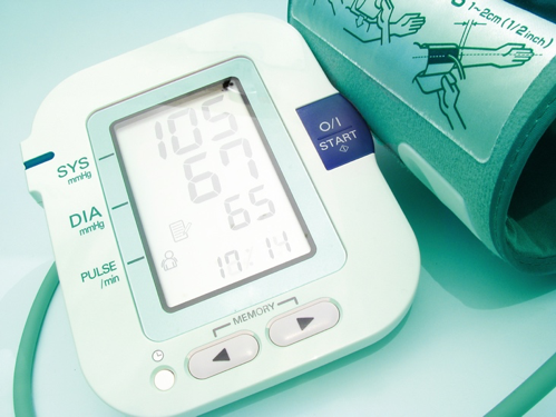 Machine used to measure blood pressure.