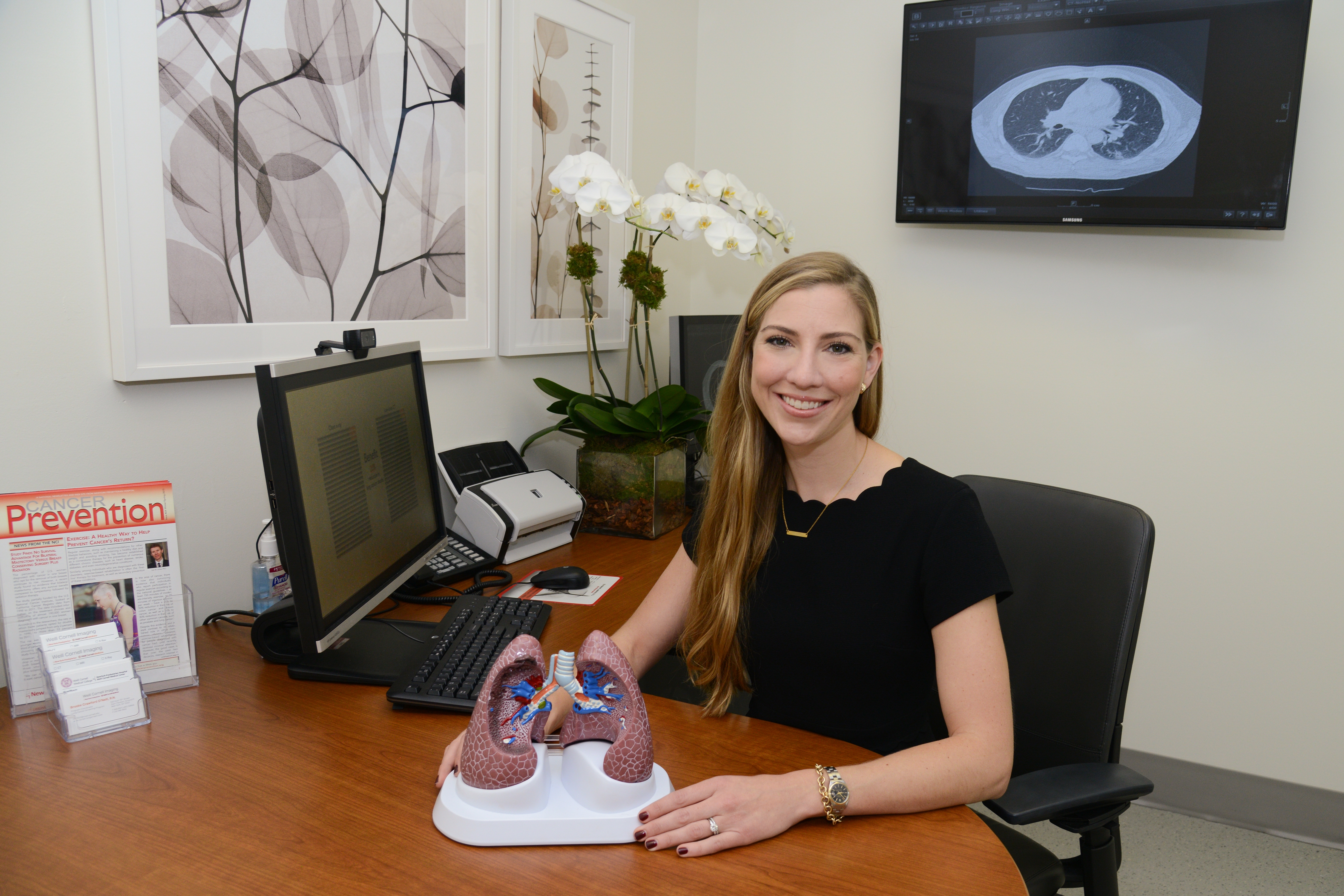 Brooke Crawford O'Neill is the program coordinator for the Lung Cancer Screening Program at NewYork-Presbyterian and Weill Cornell Medicine.