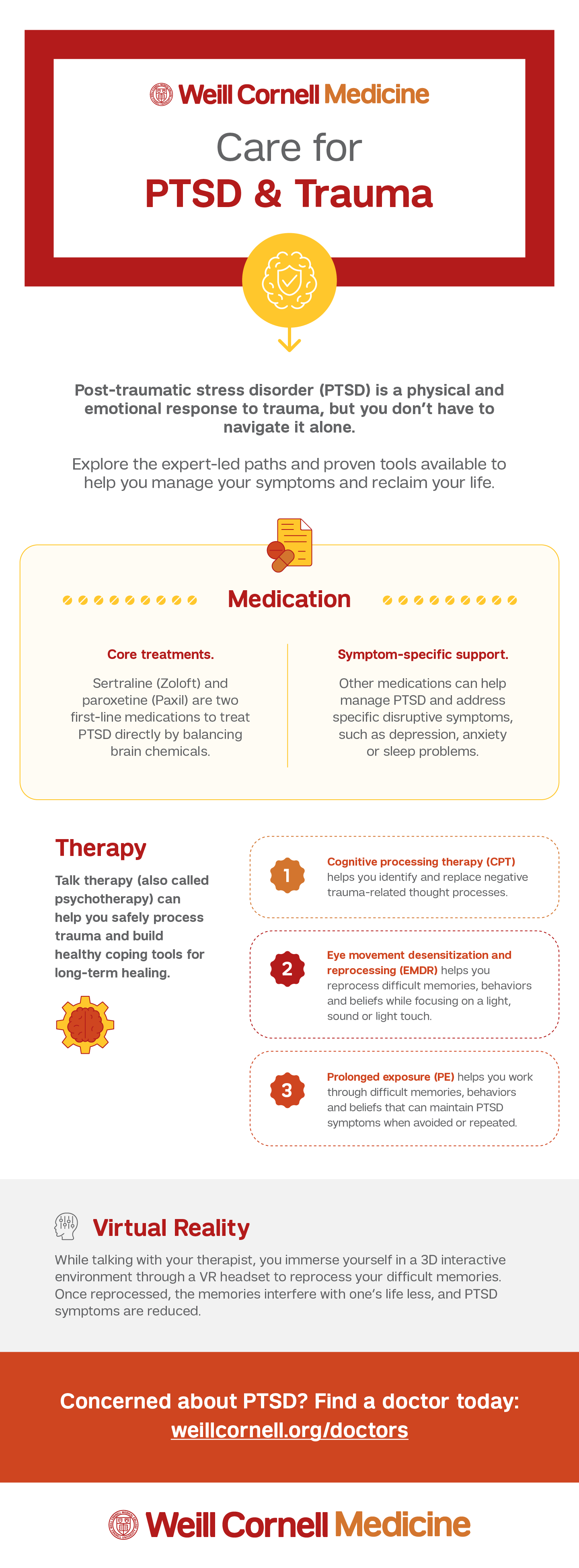 Infographic: Care for PTSD & Trauma image