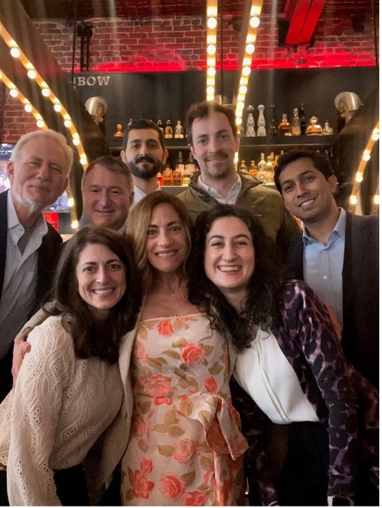 The Weill Cornell Medicine Gastroenterology team smile for a photo at DDW.