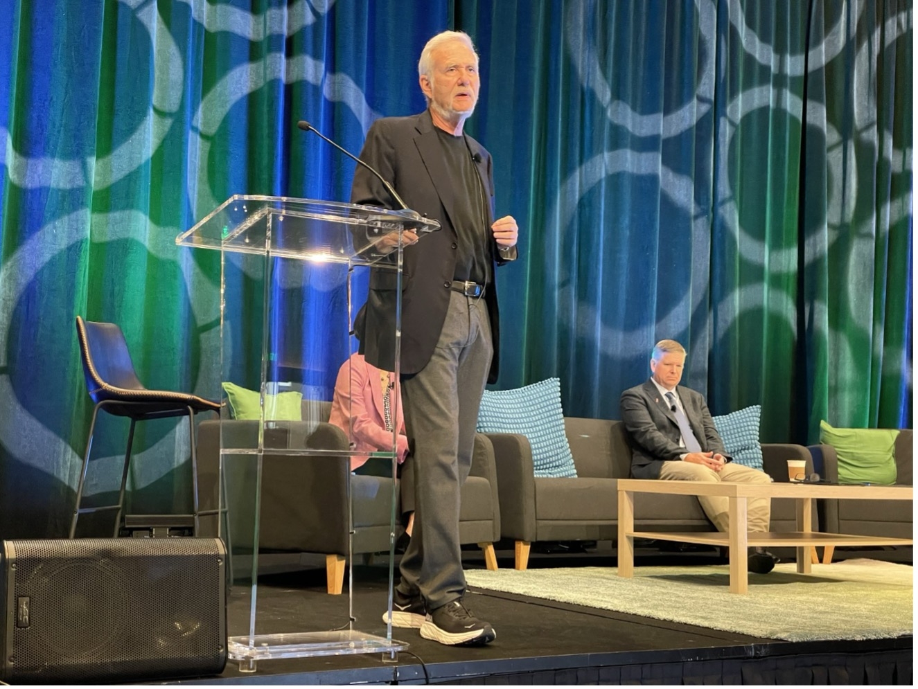 Dr. Philip Katz speaking at the AFS conference.