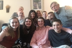 Family photo of Brian, a patient at Weill Cornell Medicine, and his family