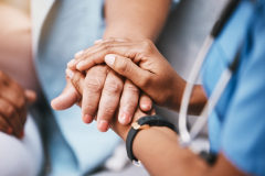 comforting hands