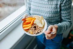 healthy food in a plate