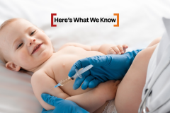 baby getting vaccinated