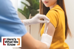 woman receiving hpv vaccine