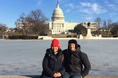 Photo of Phillip Gerson, who was treated for epilepsy at Weill Cornell Medicine, with his wife