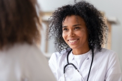 doctor meeting with patient