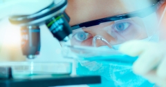 Scientists are certain activities on experimental science like mixing chemicals or entry data to develop medicine, foods for everyone on the world, film effect.