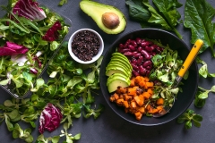 healthy vegetable bowl