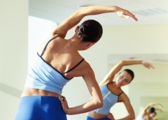 woman working out